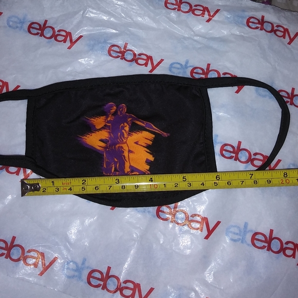 CLOTH Kobe BRYANT Jump LOGO Face Mask Facemask - Picture 4 of 7